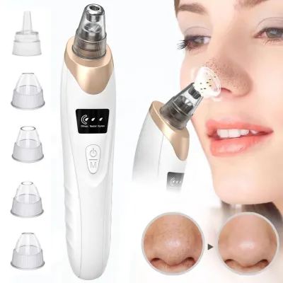 Hot Trending Beauty Equipment Mini Electric Pore Cleaner Acne Treatment Blackhead Remover with High Suction Power USB Charging