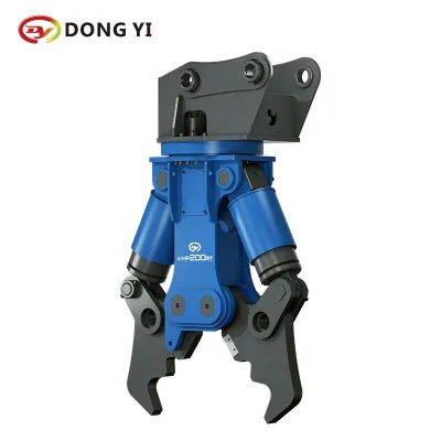 Construction Machinery Excavator Attachment Double Cylinder Pulverizer Hydraulic Shears Concrete Stone Crusher for Demolition