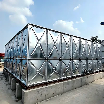 10.98*10.98*3.66 Hot Dippde Galvanized Pressed Steel Panel 441M3 Firefighting and Irrigation Water Tank Manufacturer