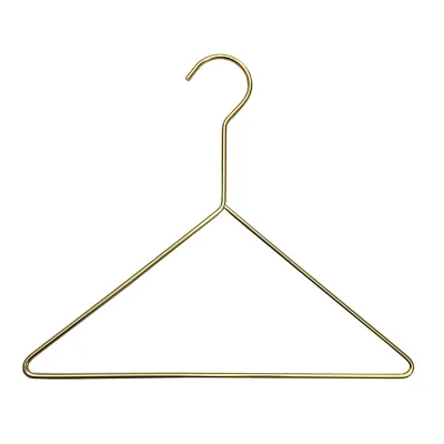 Baby Metal Triangle Long Hook Gold Baby Kids Hanger Children Clothing Hangers for Home Clothing Store
