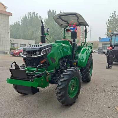 CE & EU 4x4 WD 50HP Wheel Tractor with Yuchai Engine for Agricultural Use-High Productivity Gear Drive