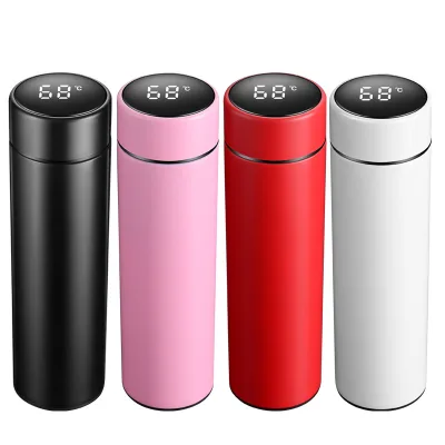 Wholesale 304 Stainless Steel Vacuum Cup Intelligent Temperature Display Business Bottle Temperature Control Mug