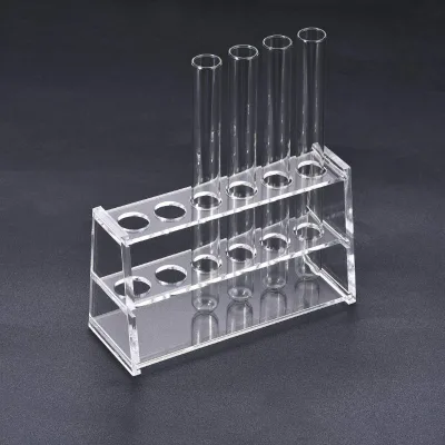 Custom Transparent Acrylic Laboratory Sampling Colorimetric Tube Rack