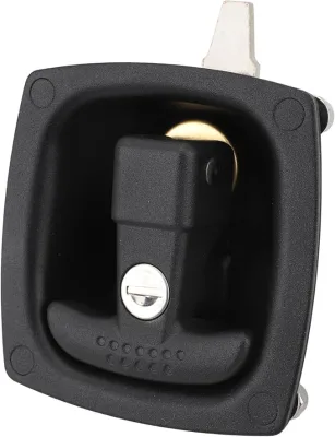 FS6192 High-Security Compression Latches for Industrial Cabinets Tonneau Threehole Mount Selfadjusting Truck Box MS858-1