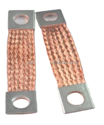 Complete Production Line Distribution Box Flexible Copper Braided Wire Connection Lightning Grounding Jumper Electrical Wires