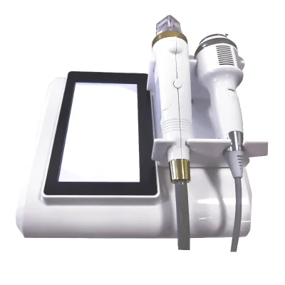The Newest 2 Handle Ems Machine Rf Microneedle Wrinkle Removal Facial Contouring Machine Skin Tightening