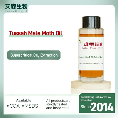 Supercritical CO2 Extracted Tussah Male Moth Oil Natural Cosmetic Grade Bulk Supply for Personal Care Formulations