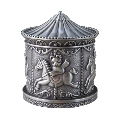Carousel Metal Coin Bank