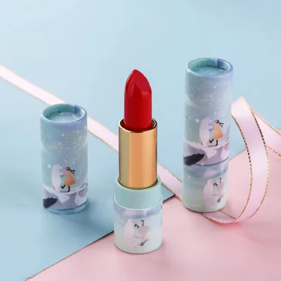 Luxury Custom Handmade Lip Gloss Tubes with Gold Foil & Magnetic Closure Paperboard Gift Box Packaging (OEM Available)