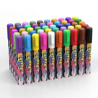 Fluorescent Liquid Chalk Gym Marker Pen White for 6mm