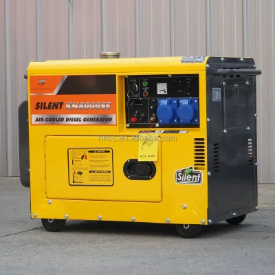 5KVA 7KVA 8KVA 10KVA Ultra Quiet Diesel Generator Set 110V 220V 380V Portable Diesel Generator Soundproof Alternator 50/60hz