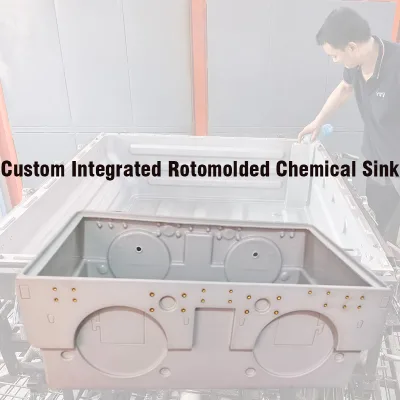 Custom Integrated Rotomolded Chemical Sink