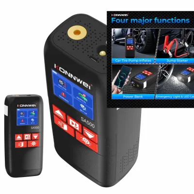 Smart Clamp Car Jump Starter - SA500 12V Auto Booster with Overcharge Protection