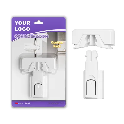 Baby Frid Locks Safety Adhesive Freezer Refrigerator Childproof Adhesive Lock Childproof Fridge Locks Plastic Material