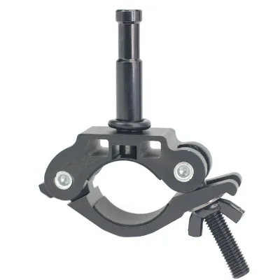 Photographic Tube Clamp for Installing and Supporting Photographic Lighting Fixtures