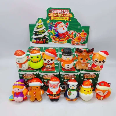 Hot Seller 2026 Squishy Advent Calendar, Fidget Christmas Countdown Calendar, 24 Days of Surprises Squishy Toys Box, Xmas Gift