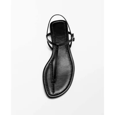 2026 Spring and Summer Sexy Leather Buckle Roman Sandals Women's Bohemian Fashion Trend Outdoor Vacation Flat Beach Shoes