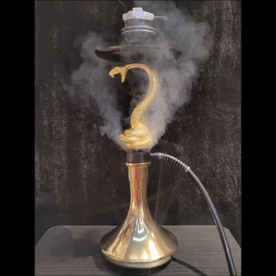 High Quality Medium Sze Resin Craft Snake Design Hookah Shisha