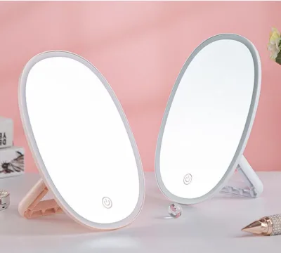 Makeup Dressing Table Double Sides Round Led Vanity Makeup Mirror Lights Kit With Lights