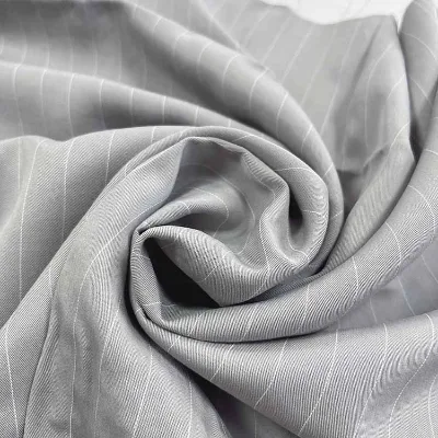 Best Selling Supplier Tencel Polyester Blend Fabric 98% Lyocell / 2%T Organic Men Uniform Woven Fabric