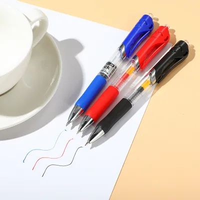New Design Promotion Wholesale 0.5mm Plastic Ball Pen Blue Ball Pens