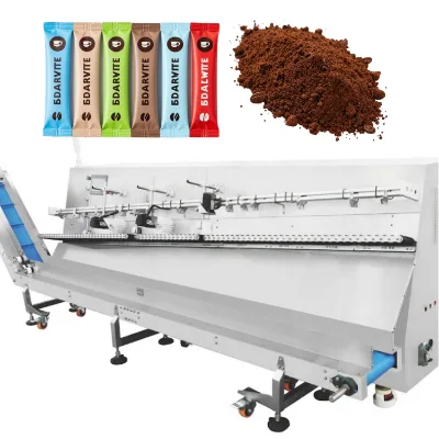 OEM Automatic Sachet Sorting Machine for 3 in 1 Coffee Stick Packs 600 Bags Per Min Servo Control CE Design