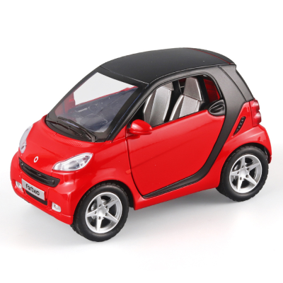 Smart Alloy Car Model with Sound and Light Pull Back Door Opening Cute Boys and Girls Car Toy Decoration Wholesale