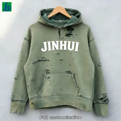 Oversize Hoodie Sweatshirt Custom Logo Good Quality Pullover Heavyweight French Terry Hoodie Blank