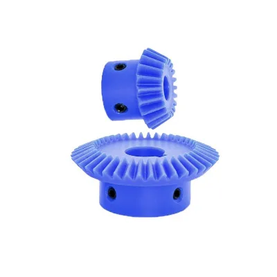 1 Mold 1.5 Mold 2 Mold Plastic Umbrella Gear Ratio 1:2 Blue Nylon Umbrella Gear Spur Bevel Gear 90 Degrees