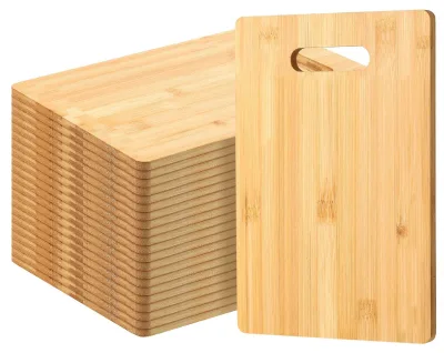 Eco-friendly Bamboo Wood Engraving Blanks Kitchen Serving Platter Wooden Cutting Boards