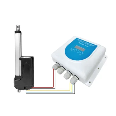 IP66 Robust Industrial Dc Motor 12v 24v Heavy Duty Linear Actuator Control Box Controller