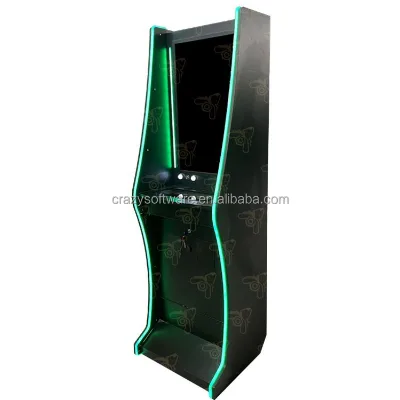 2025 Explosive Models 32 Inch Vertical Touchscreen 4K Display Wooden Video Skill Game Machine Nudge Game