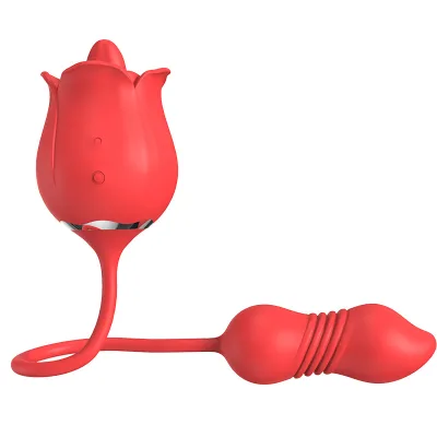 100% Waterproof Women's Vibrator Rose Design for Vagina & Clitoris Stimulation Sex Toys for Female Pleasure