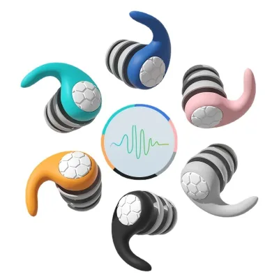 Sleeping Ear Plugs Noise Reduction Waterproof Earplug Professional Soundproof Earplug Three-Layer Mute Filter Sports