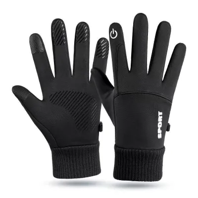 Winter Gloves Back Water Repellent Fleece Anti-Slip Touchscreen Warm Gloves