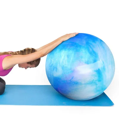 Hot Cloud Pattern 75cm PVC for Professional Stability Exercise Birthing Auxiliary Yoga Ball