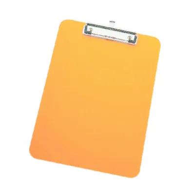 A4 Size Colourful Plastic Clipboard