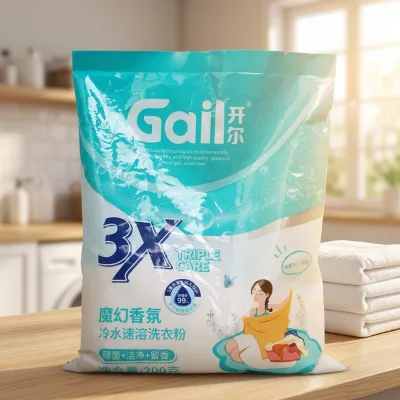 Scented Antibacterial 200g Household Detergent Powder Deep Clean Long Lasting Fragrance Laundry Powder for Daily Garment Washing