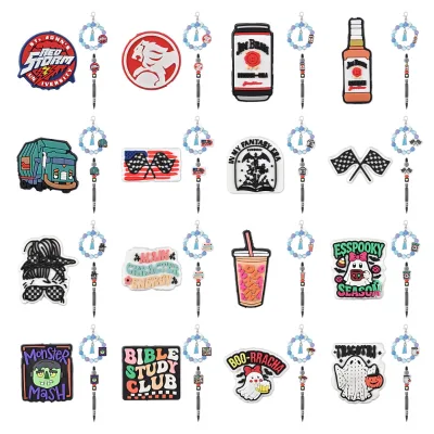 Hot Popular Fashionable Focal Beads Valentine's Day Series Personalized Focal Beads for Pen Making Fancy Beads