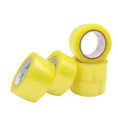 Low-Priced 2 Mil Heavy Duty BOPP Waterproof Lamps Stickers Transparent Acrylic Adhesive for Sealing Houses & Warehouses