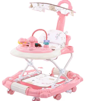 Walker for Babies 6-18 Months Baby Leaning Walker with Plastic Frame Wheels and Seat