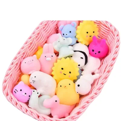 2025 New Funny Mini Stress Relief Toys Random Pack Soft Small Animal Sensory Toys Squishy Squeeze Silicone Foam Plastic Children