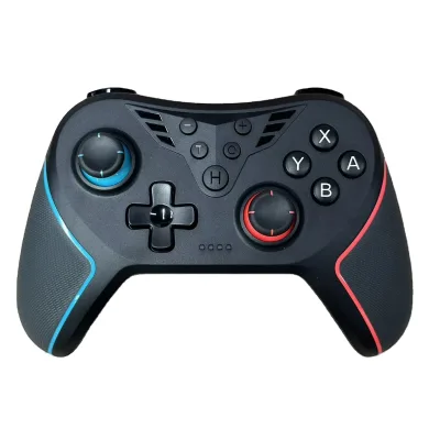 Wireless BT Joysticks Game Controllers with Six-axis Gyroscope and Hall Joystick for Precise Control for Switch