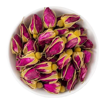 Premium Dried Pingyin Rose Buds, Chinese Natural Edible Rose Buds for Herbal Tea, Aroma Sachets & Home Decor