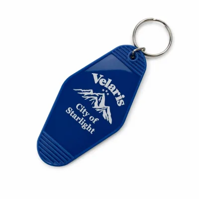 Retro Motel Tag Aesthetic Keychain for Airbnb Guest Gift Vintage Hotel Keychain Diamond Key Tag Hotel Style Key