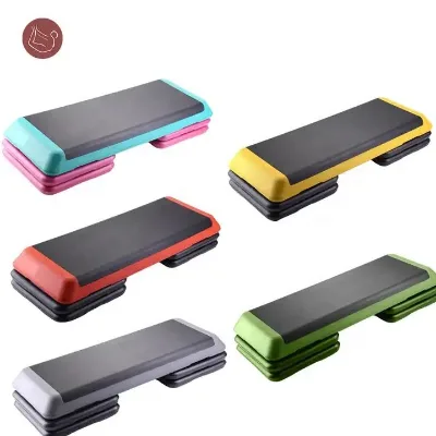 Hot Sale Quality Adjustable Plyo Boxes Gym Aerobic Step Fitness Equipment Aerobic Stepper Board