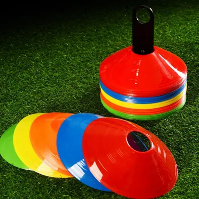 Football Training Stand Platter Stable PP Material Lightweight Portable Soccer Equipment Marker Sports Plastic Disc