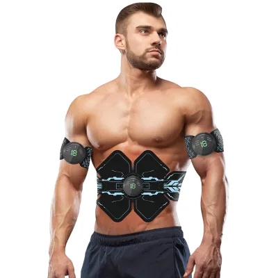 New Fashion Slimming Waist Massage Trainer Belt 6 Modes Abdominal Muscle Stimulator Belt Vibration Fitness Massager