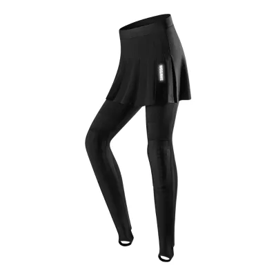 Women Fitness Trouser Skirt with Remove Kneepads CE Certified Breathable Mesh Female Training Trekking Riding Elastic Pants