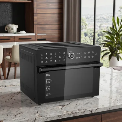 Professional Processing Air Oven Custom Screen Printing logo Digital Panel 30 Large Capacity Oven Air Fryer Kitchen Appliances